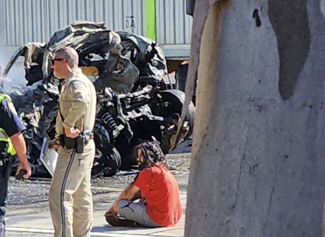 BuzzPatterson's tweet image. Gavin Newsom gave this dude a CDL. He doesn’t speak English, he’s illegal, and he’s high. He killed 3 people with his truck yesterday. Gavin did this.
