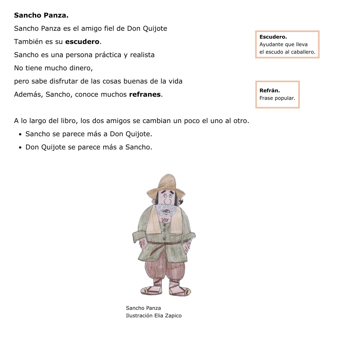 EliaZapico's tweet image. ¿Sabéis que existen varias versiones de Don Quijote de La Mancha en lectura fácil?
De ellas hablo en mis formaciones. 😉
#lecturafácil
#adaptacióndematerialeducativo
#Literatura
#3ESO
#claustrovirtual