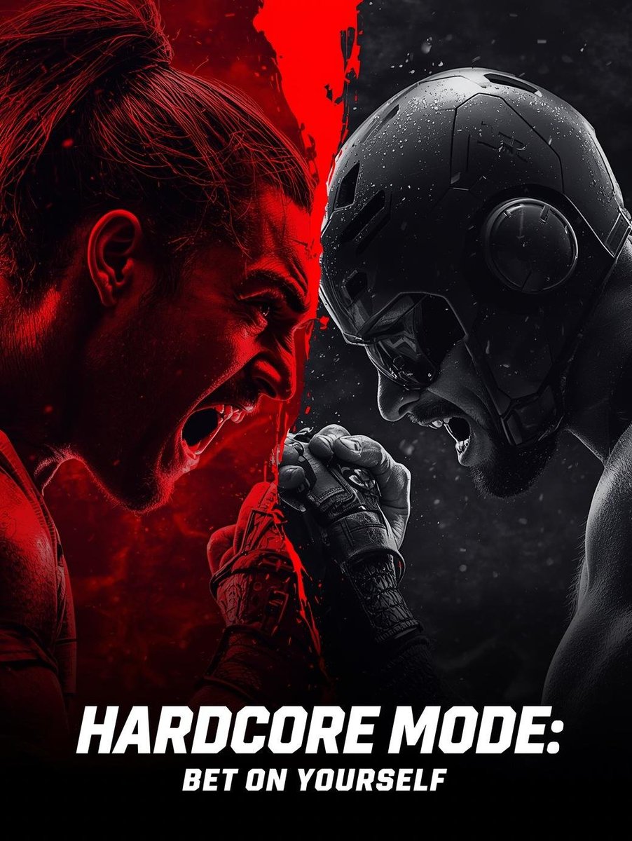 BetGameBeef's tweet image. Hardcore Mode: higher stakes, higher rewards.
Only for those willing to bet on themselves.
Are you one of them?
#GameBeef #HardcoreMode #Challenge
