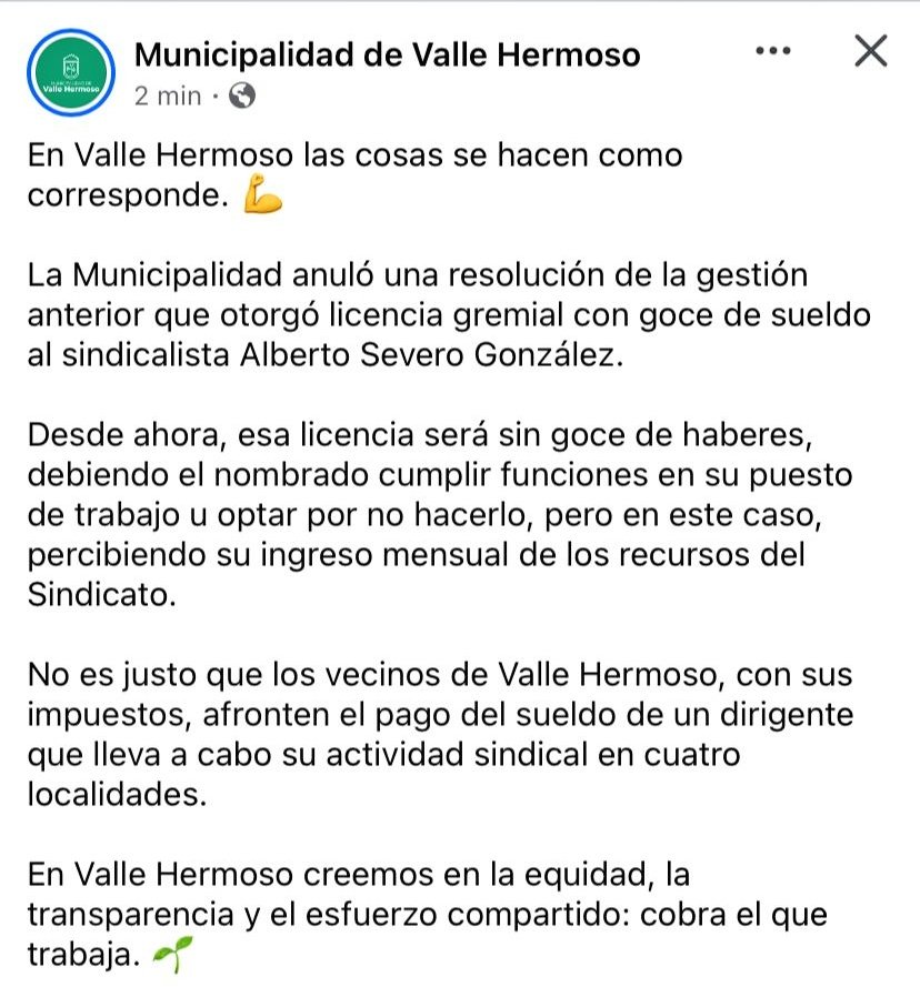 #ValleHermoso #Córdoba