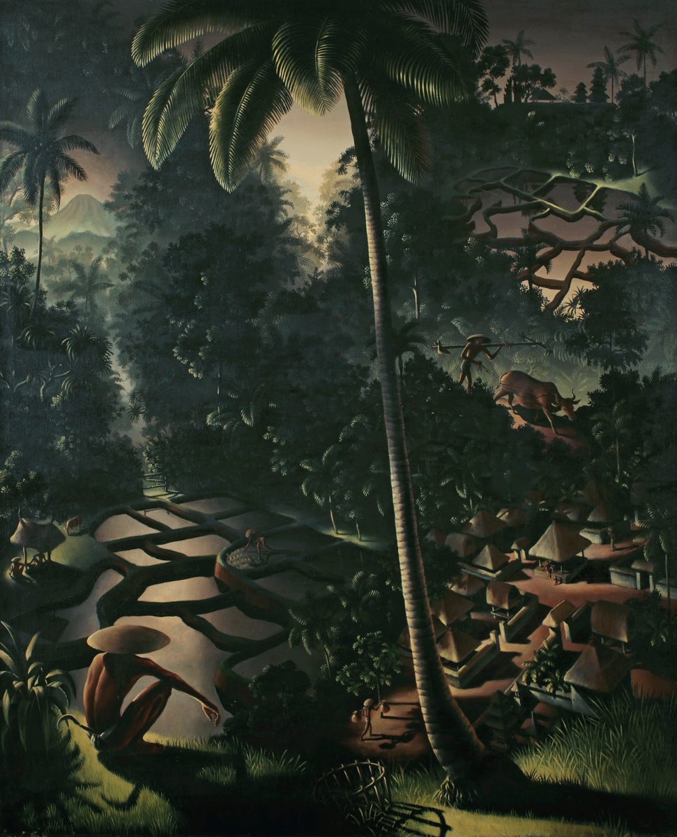 toomuchistrue's tweet image. walter spies, &quot;a view from the heights&quot; (1934)