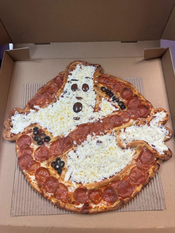 Ghostbusters pizza 🍕 anyone