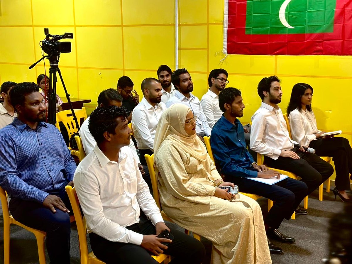 Tonight’s MDP Youth Wing Council meeting at Dhandikoshi Haruge.
