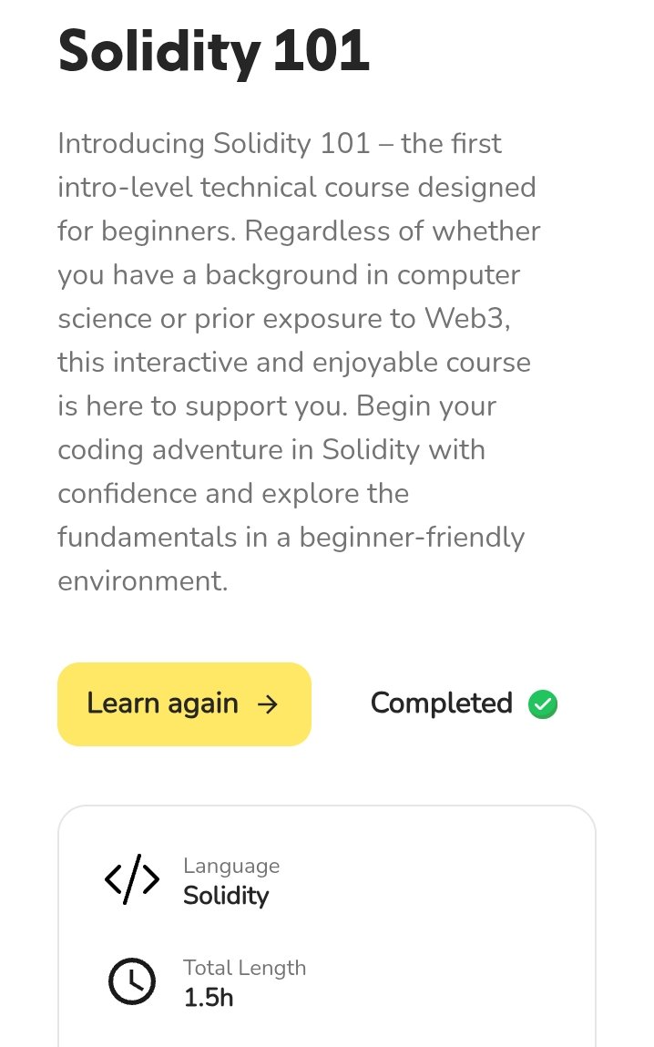 EmmanuelEmafido's tweet image. Day 7 of my Web3 journey 💻
Wrapped up Solidity 101!
Learnt about functions, scopes, mappings, pure/view functions, constructors & require() for error handling.
Also fought semicolons 😅
Next up: Solidity 102 🚀
#Web3 #Solidity #Ethereum #100DaysOfCode