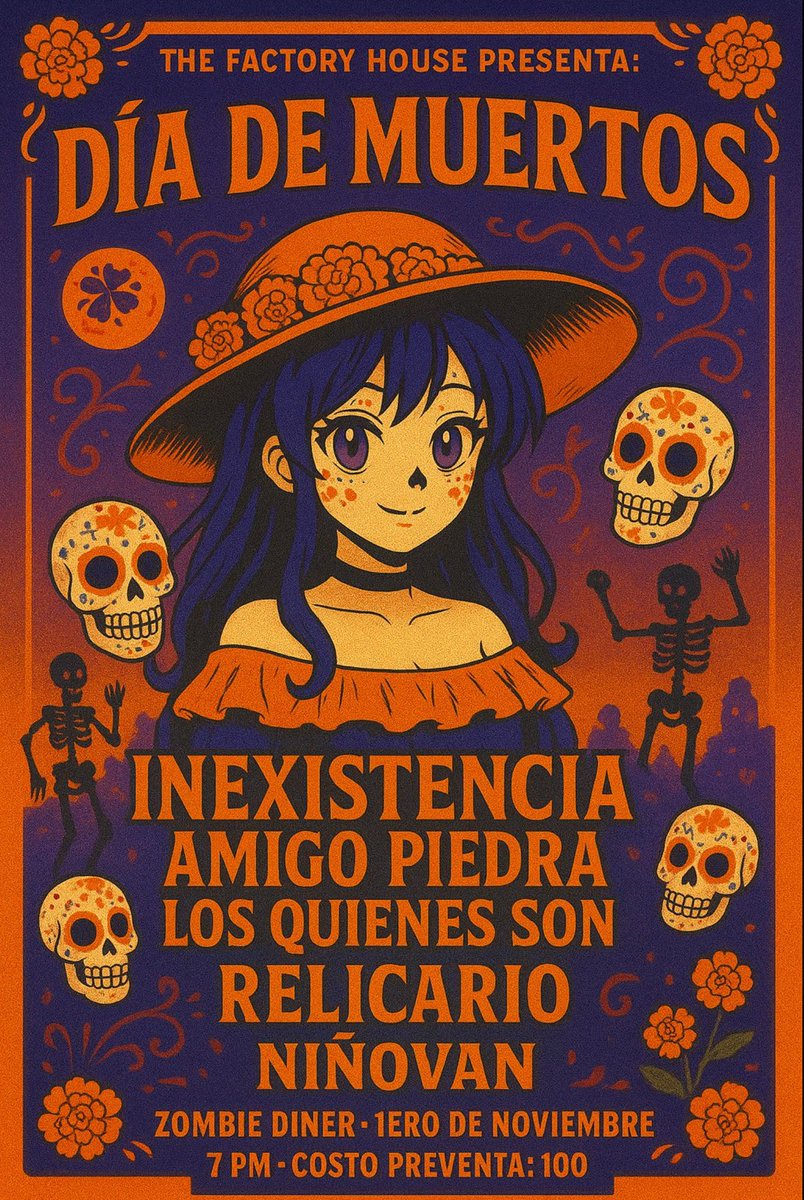 losquieneson's tweet photo. Nos vemos este 1 de noviembre en el #zombiediner para seguir presentando nuestro sencillo #vuelo https://t.co/1KEHIzBHXI