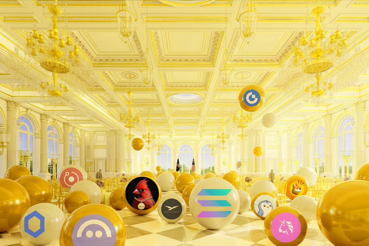 CardinalFun's tweet image. #Cardinaltoken prefers the Yellow House ballroom too !

#Cardinals #CryptoMarket #Trump #solana