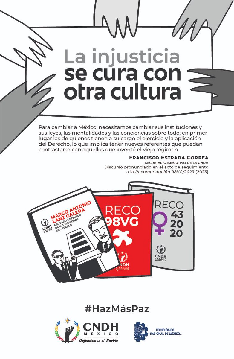#TecNMenAcción
El #TecNM se une a la campaña de la #CNDH #HazMásPaz

#TodosSomosTecNM