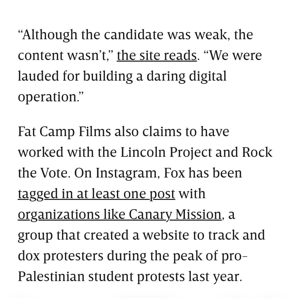 Cuomo's digital director was in collaboration with canary mission