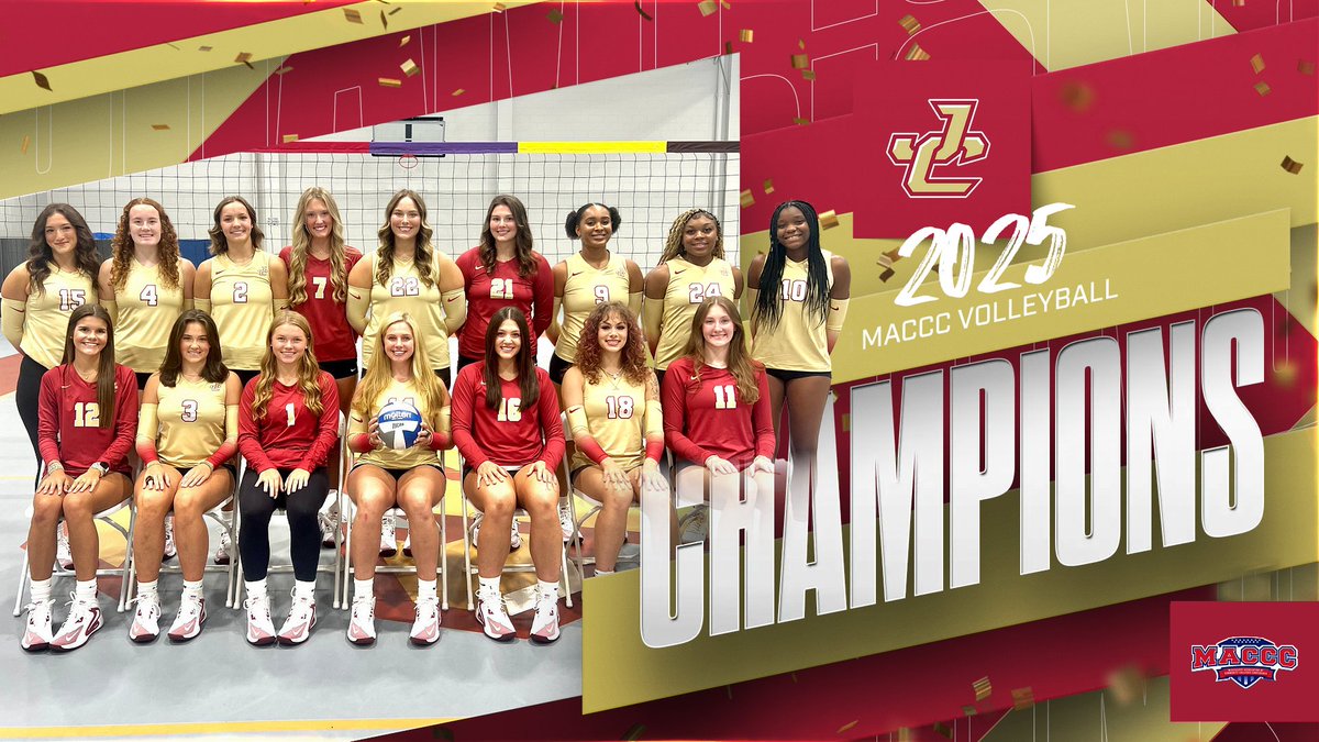 Your 2025 outright <a href="/MACCCAthletics/">Miss. Assoc. of Community Colleges Conference</a> volleyball champions🏆

Second year as a program, second title.