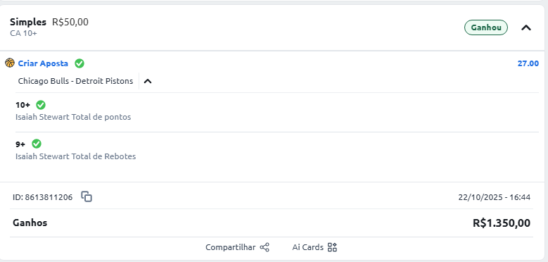 Boa tarde, segundo dia de NBA com forrinha braba la no nosso vip de basquete!

ODD 14, 14, 27 E 40

👉Vem ser VLA: linktr.ee/vlabets