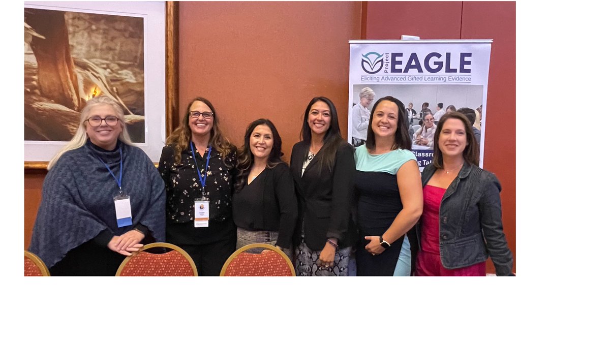 ProjectEAGLE_GT's tweet photo. This past week, the #Arizona #ProjectEagle_GT team trained teachers to spot talent through interactive math activities in two different workshops, and the #Coloradoteam gave a phenomenal presentation at the 47th annual #GAGT Conference. https://t.co/sSjJw7jLGA #uconngifted https://t.co/6z4Ym48LzN
