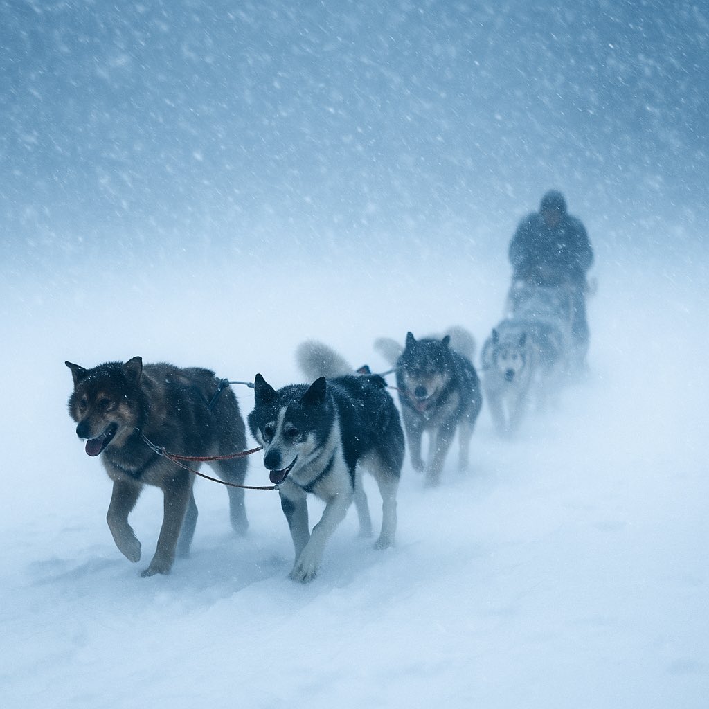 En 1925, un pueblo entero estaba a punto de morir por una epidemia.
La salvación dependía de una carrera contrarreloj… y de dos perros 🐺: Balto y Togo. Una historia real más épica que cualquier película. 🧵