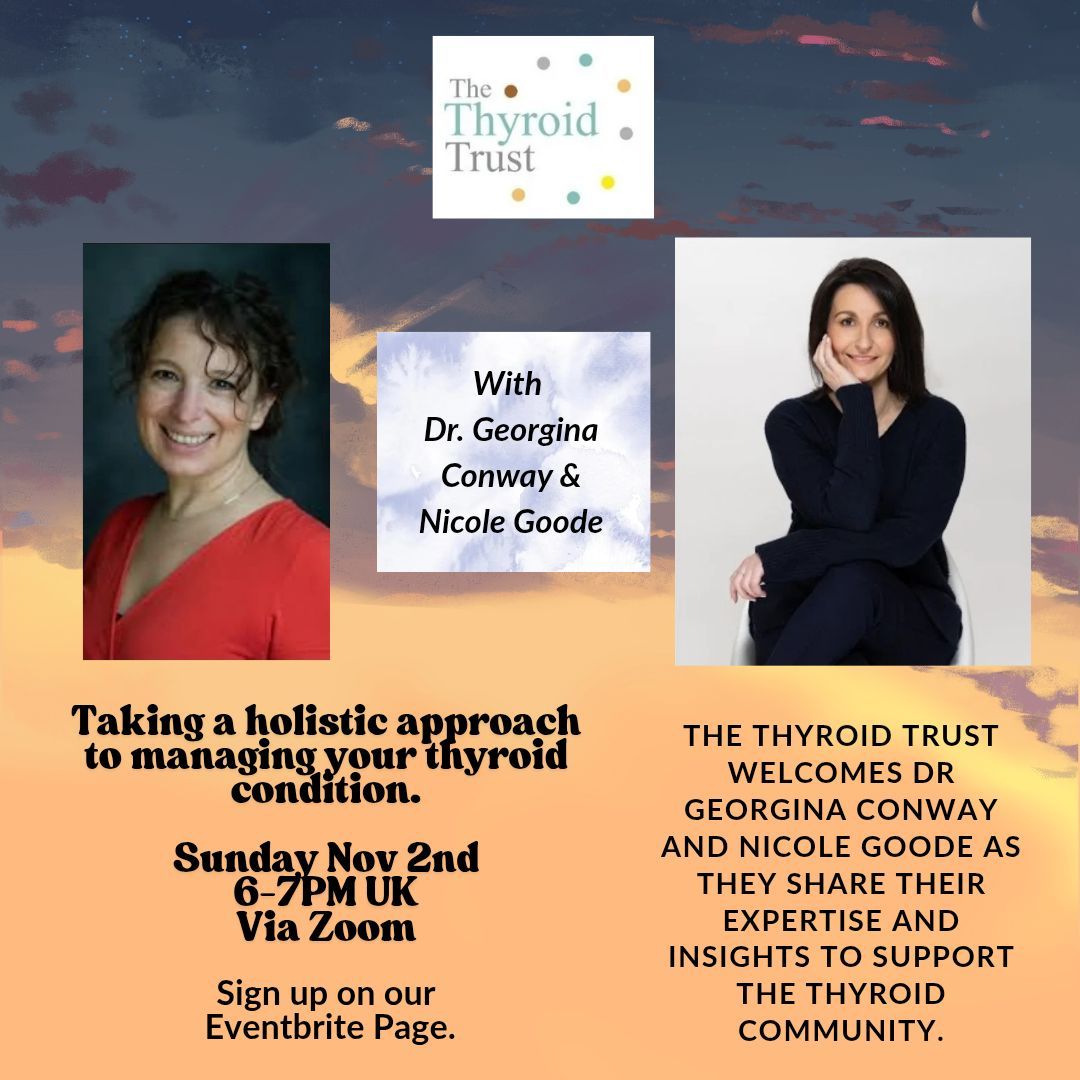 Join us for our next online event with Dr Georgina Conway &amp; Nicole Goode!
Get tickets here: eventbrite.co.uk/e/taking-a-hol…