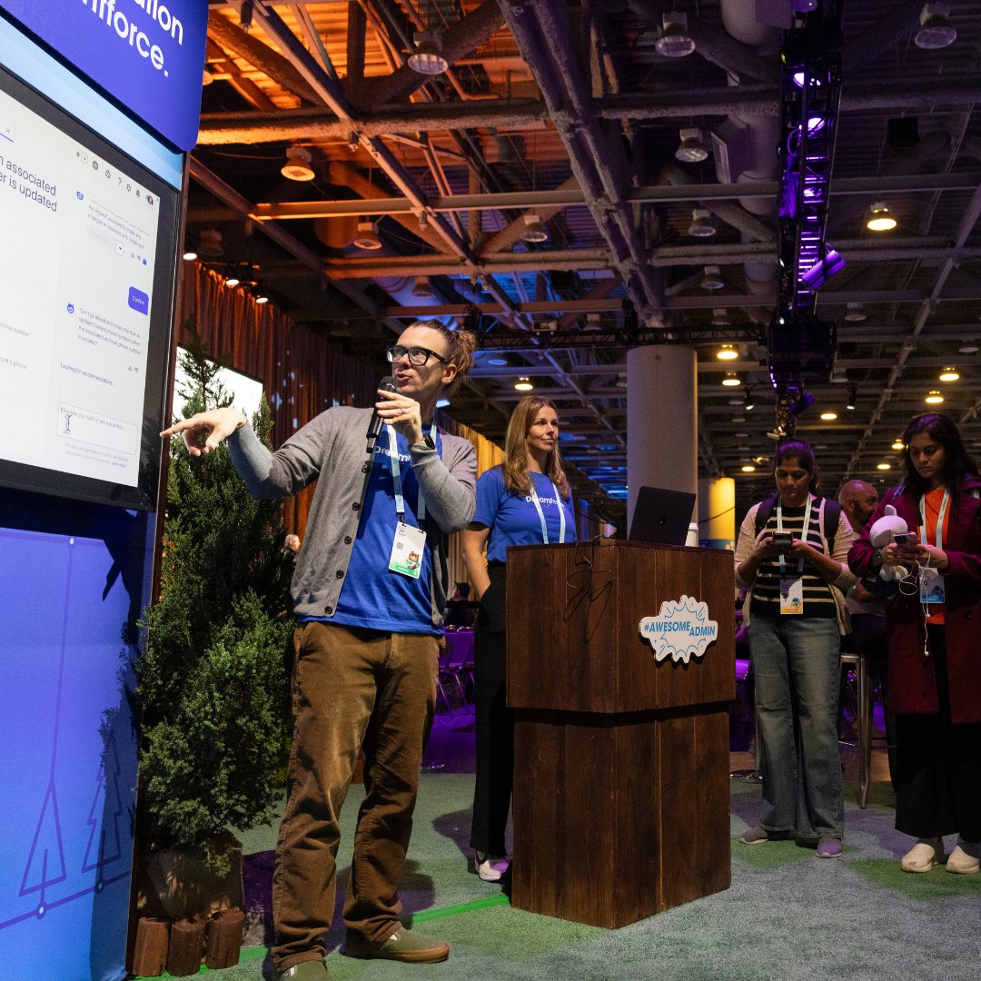 SalesforceAdmns's tweet image. ⚠️ Warning: These photos may cause extreme #DF25 nostalgia.
Relive some of the @Dreamforce magic and catch #AwesomeAdmin highlights on Salesforce+: sforce.co/3JpZlHQ