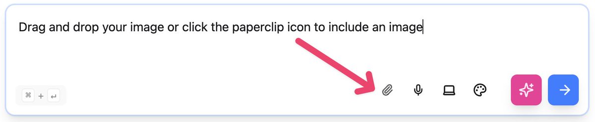 boolcom's tweet image. AI is really good at understanding images
Use images to make your prompt more visual 
You can upload an image to your prompt to recreate a design or even just take inspiration for a style or color scheme.
Upload it, prompt what your app should get from it, and just wait for…