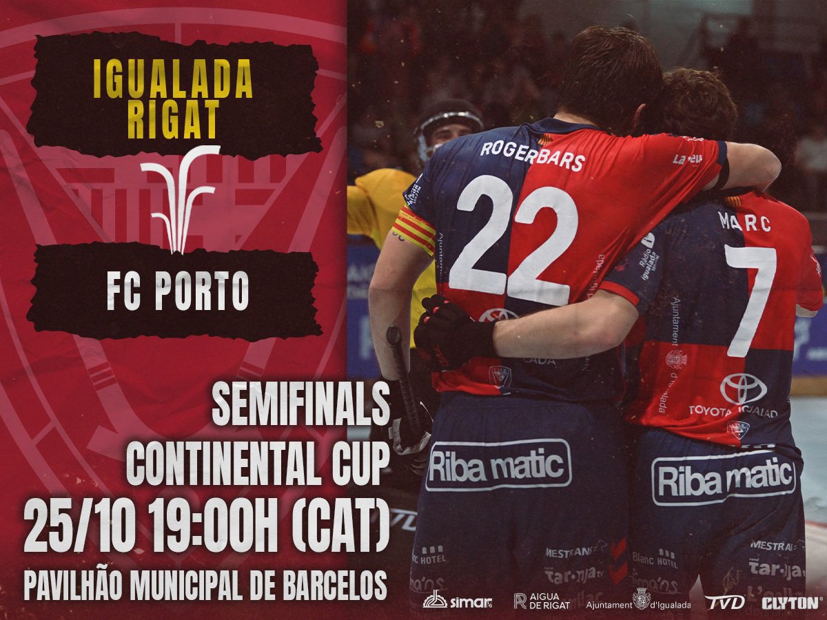 Igualada Hoquei Club (@igualadahc) on Twitter photo 🔵EL SOMNI CONTINENTAL🔴
Ens enfoquem en la Continental Cup, on afrontarem les semifinals davant el Porto. Un repte majúscul, amb la il·lusió i l’ambició de mostrar la nostra millor versió i lluitar per un lloc a la final. Ens hi deixarem la pell! SOM-HI IGUALADA! 💙❤️ 🔵EL SOMNI CONTINENTAL🔴
Ens enfoquem en la Continental Cup, on afrontarem les semifinals davant el Porto. Un repte majúscul, amb la il·lusió i l’ambició de mostrar la nostra millor versió i lluitar per un lloc a la final. Ens hi deixarem la pell! SOM-HI IGUALADA! 💙❤️