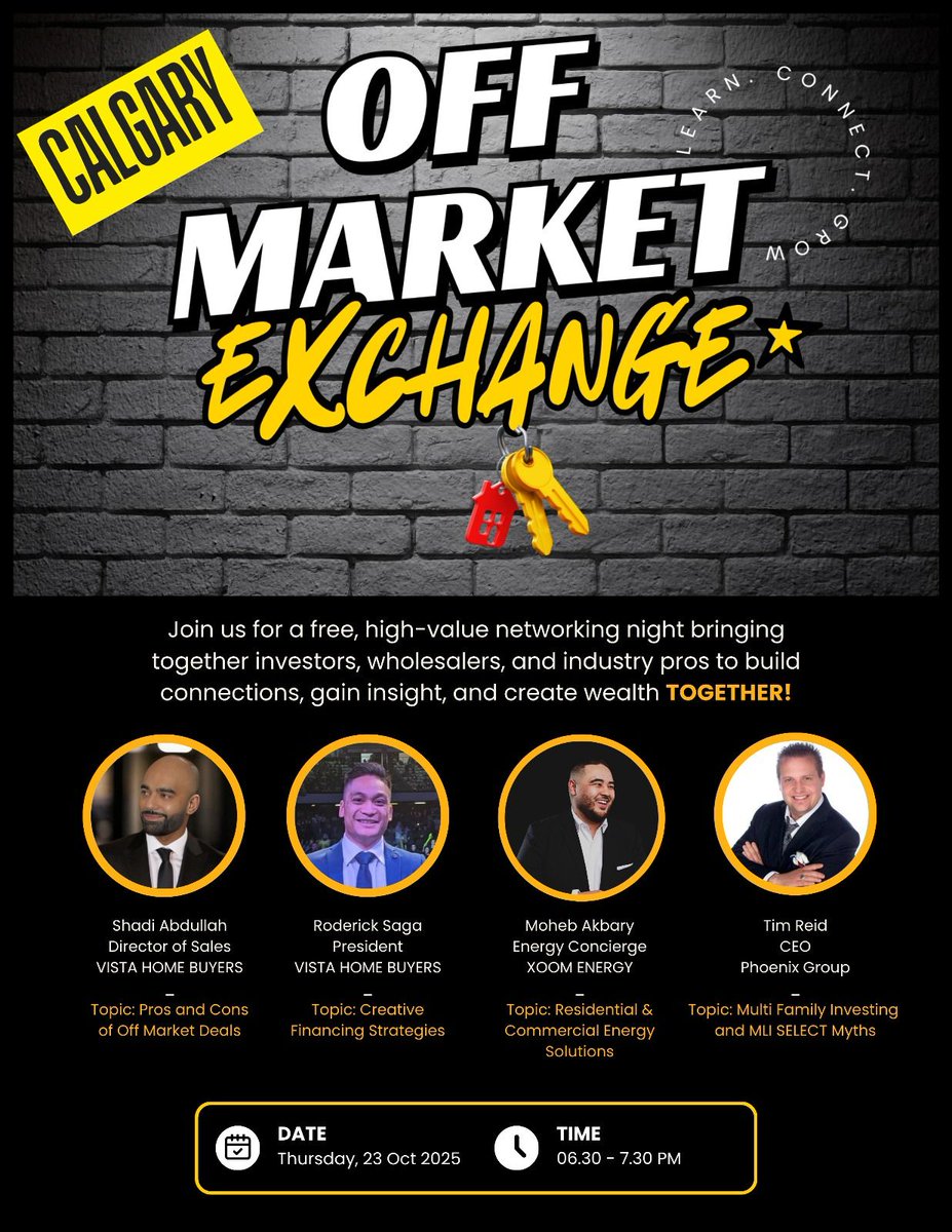 TimRPhoenixRE's tweet image. TONIGHT! Come network with some real estate experts and learn about real estate investing 😎