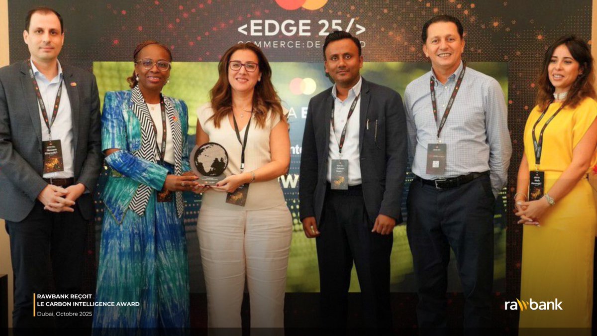 🏆 RAWBANK wins the Carbon Intelligence Award!

Our journey began with one question: What if banking could also help measure — and reduce — your carbon footprint?

From that idea came the Carbon Calculator, a simple yet powerful tool turning awareness into action: measure,