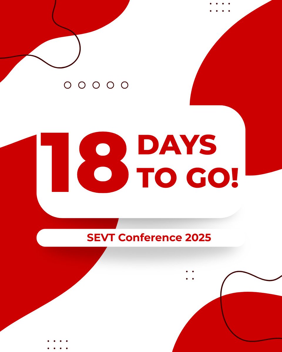 SEVTConference's tweet image. The countdown to SEVT Conference 2025 starts now! Be sure to register soon! This is going to be our best year yet! sc.edu/study/colleges…