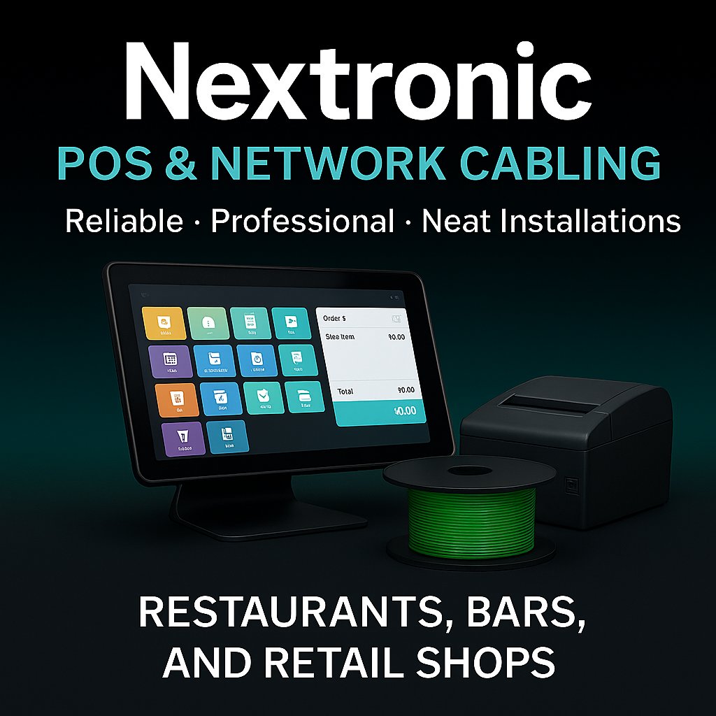 hobbes105's tweet photo. Newton, NJ
Professional wiring means reliable performance. POS cabling, data cabling, and Wi-Fi setup for restaurants, retail, and offices. 

#Nextronic #NewtonNJ #SussexCounty #StructuredCabling #POSCabling #Networking #BusinessWiFi #CablingExperts https://t.co/QFgyQb3iZv