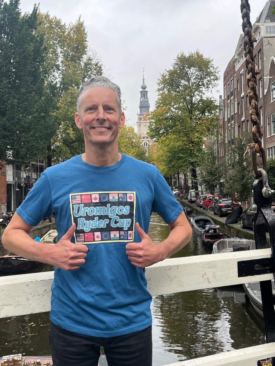 🎯 the Eurasia team are now 6-0 ahead for the Uromigos cup 🏆 <a href="/MichvdHeijden/">Michiel van der Heijden</a> is part of the team November 7th and 8th in Nashville. Here he is in beautiful Amsterdam among the canals 🇳🇱 🇳🇱 🇳🇱 🇳🇱 🇳🇱. Hearts ♥️ points. <a href="/OncoAlert/">OncoAlert</a>