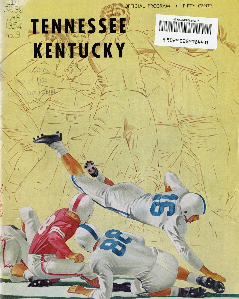 UTKLibraries's tweet image. Looks like the Wildcats picked the wrong dog to mess with! 🐶🍊
Tennessee takes on Kentucky this Saturday, Oct. 25, at 7:45 PM in Commonwealth Stadium. 🏈 Relive Tennessee football history: tiny.utk.edu/football-progr…