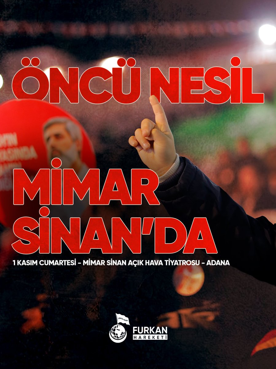 Minik öncüler olarak biz de Mimar Sinan'da olacağız! 🙂‍↔️✨️

Ya siz? 

1Kasımda KonferansaDavet
#AdanadaBüyükBuluşma