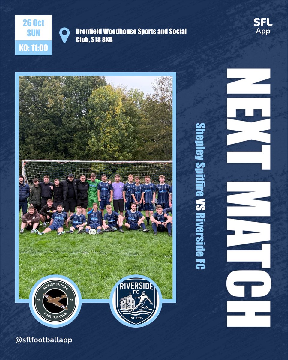 After an impressive win at the weekend, The Side travel to Dronfield in an attempt to make it 3 in a row against a tough Shepley Spitfire side. #UTS 🔵