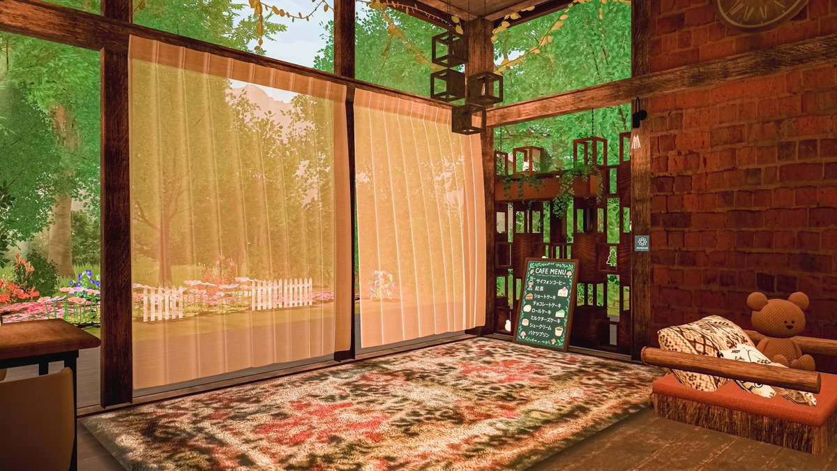 Neomance's tweet image. The Warm Interior Of A Cosy Café
居心地の良いカフェの温かな内装
World : カフェ ゆめのまど -Cafe Yumenomado-
Author : むーじー
World URL :
vrchat.com/home/world/wrl…
#VRChat_world紹介 #Neo写真