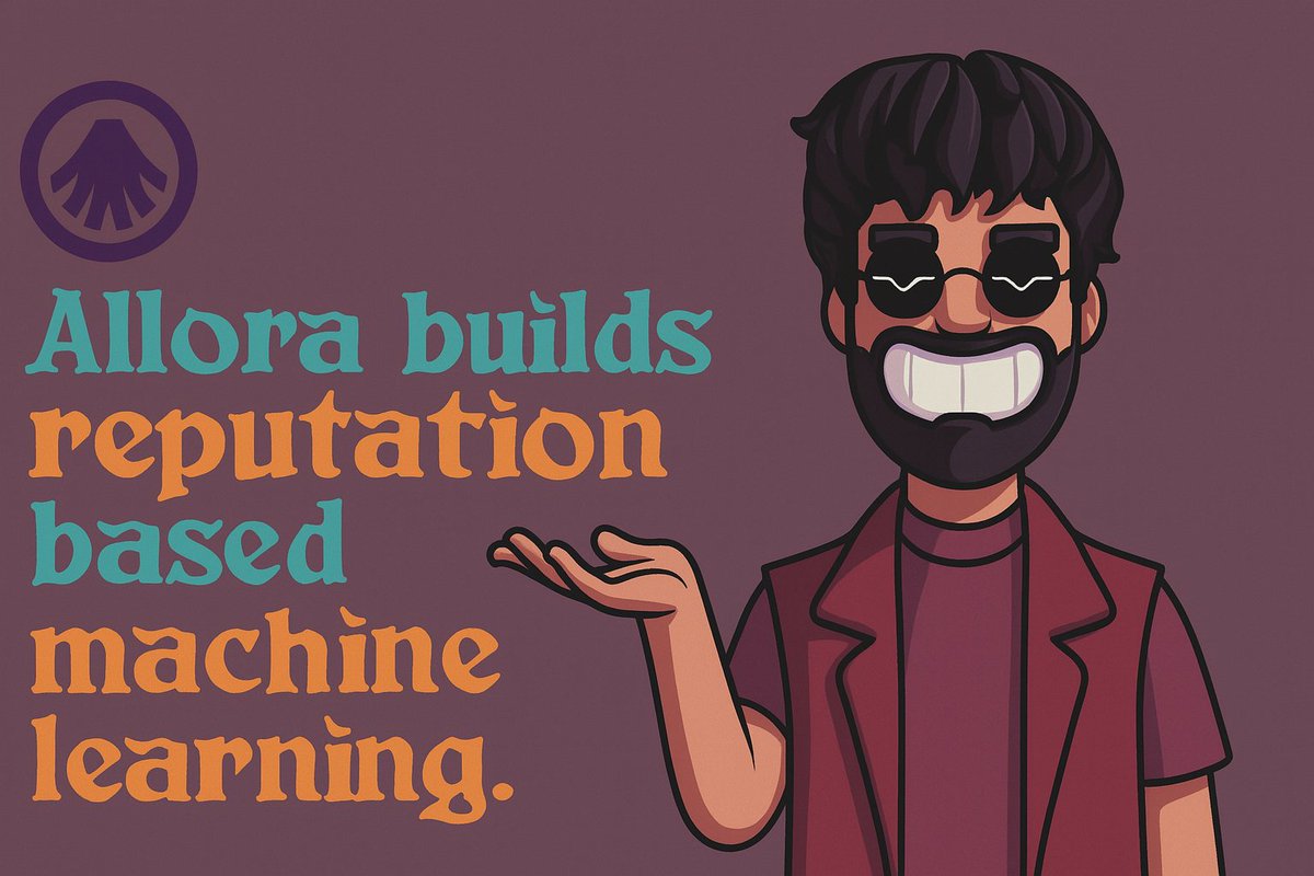 Rafatislam012's tweet image. Allora network builds machine learning in a way that feels more fair and smart. Instead of trusting one big system, it lets many models work together. Each model gives its own answer, and others check if it’s right. If a model keeps doing well, it gets more trust and more chances…