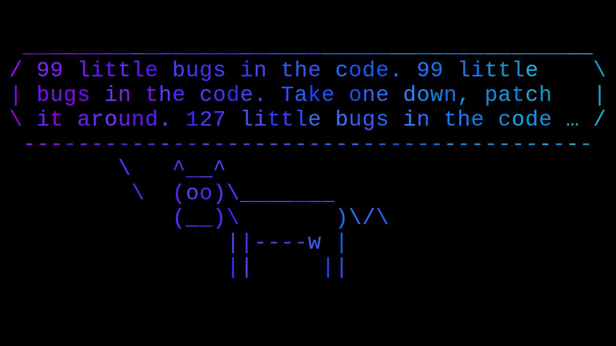 cowsayco's tweet image. #tech #dev #coding #devmemes #developers #devjokes #codinglife