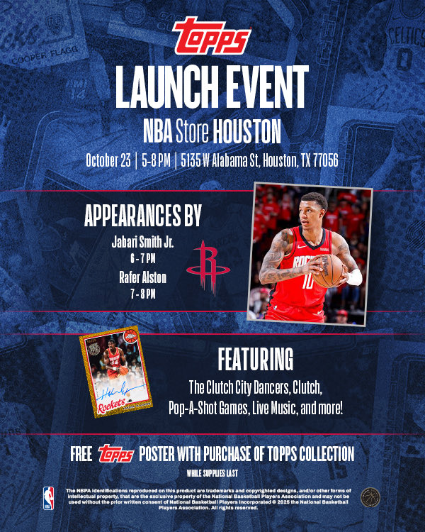 Catch @jabarismithjr and Rafer Alston at the NBA Store today! 
 
More info ⤵️ 