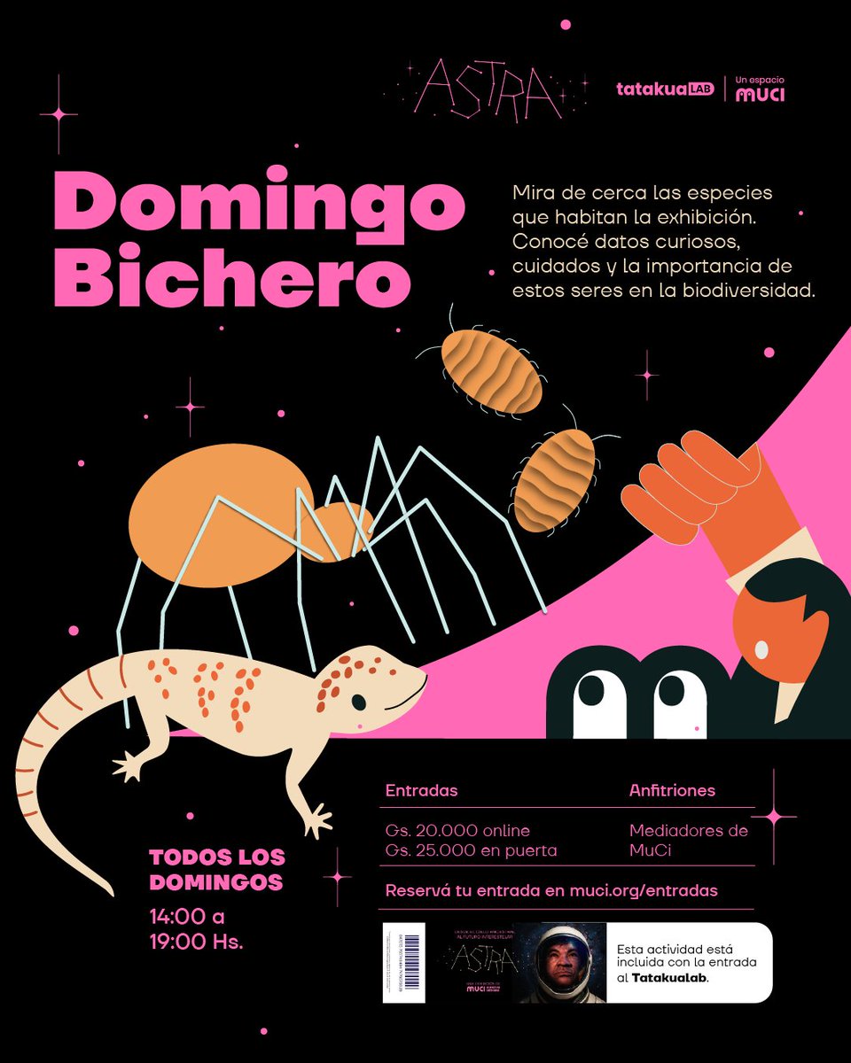 muci_py's tweet image. Mira todo lo que podes hacer este fin de semana en MuCi 😉✨ 

Reserva tu entrada en muci.org/entradas