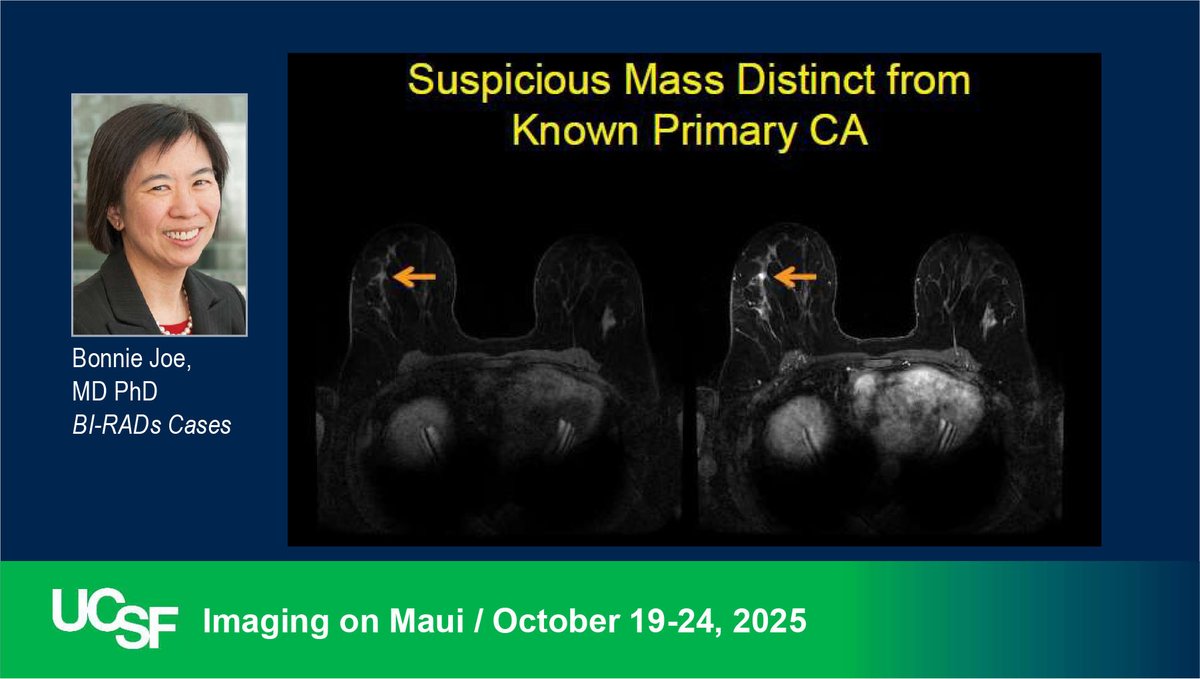 UCSF Breast Faculty Dr. Bonnie Joe reviews BI-RADS classification cases at our CME course on MAUI. radiology.ucsf.edu/cme