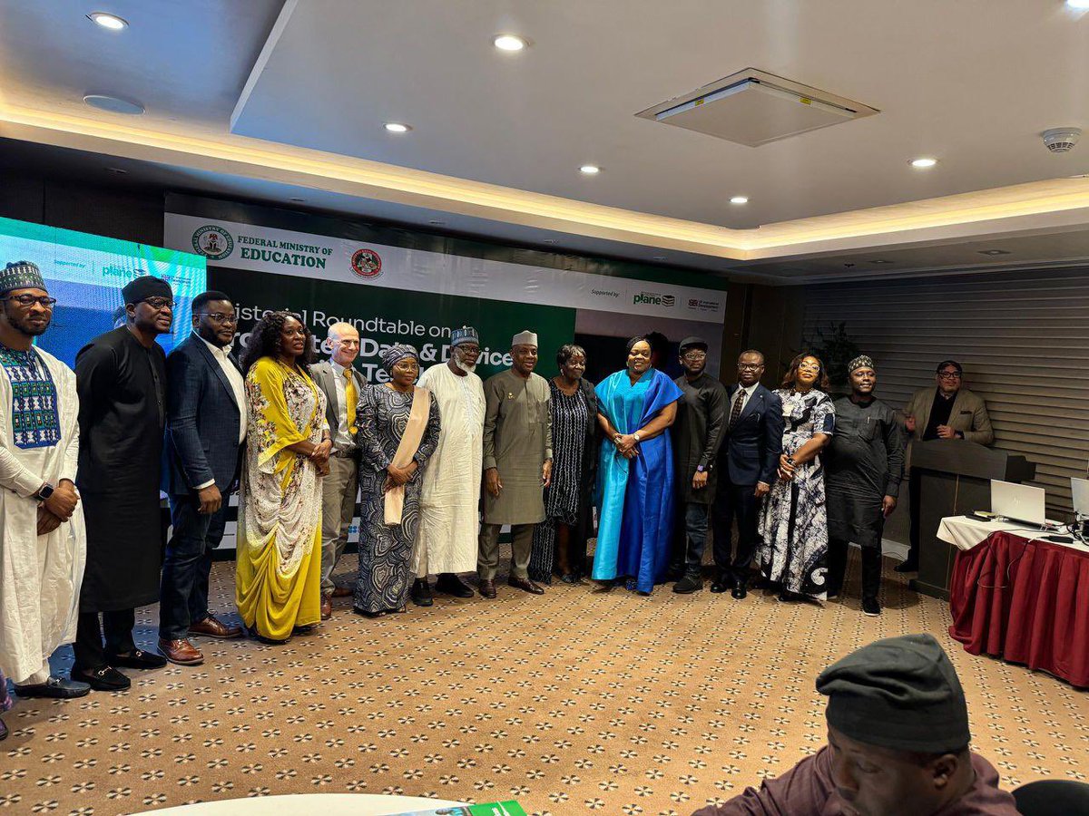 AishaMGarba's tweet image. Today, I joined key partners and stakeholders at the Ministerial Roundtable on Advancing Digital Learning through Education Public-Private Partnerships (ePPP), an initiative of the Federal Ministry of Education, implemented in collaboration with UBEC, the UK-funded Partnership…