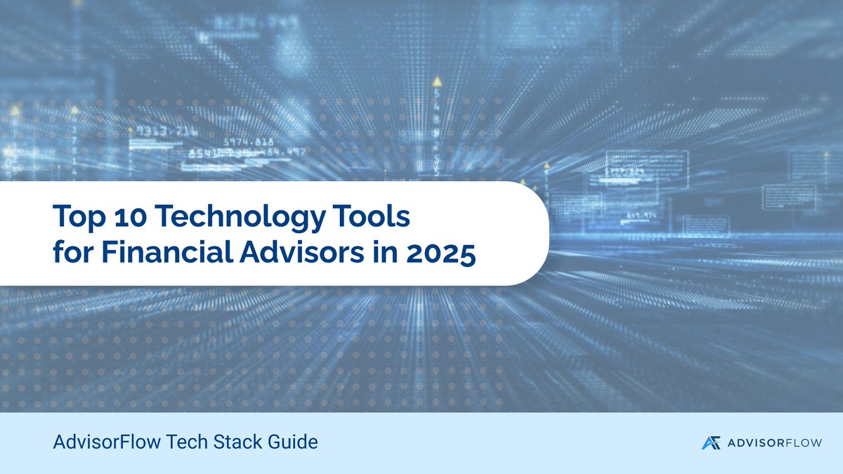 AdvisorFlow's tweet image. 🧠 Smarter tech. Better workflows. Happier clients.

#FinancialAdvisors are using new tools to save time, strengthen compliance, and create seamless client experiences.

Check out our latest blog: bit.ly/47ncERg

#Fintech #AdvisorTech #WealthManagement