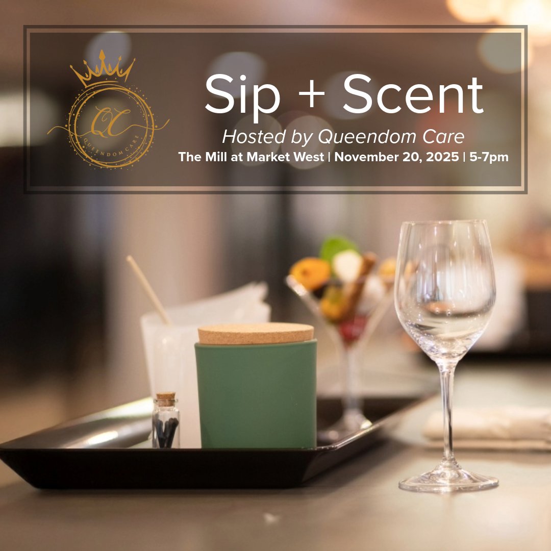 TheMillDE's tweet image. SAVE THE DATE: NOVEMBER 20

Queendom Care is hosting a DIY candle making class, Sip + Scent at The Mill at Market West on Thursday, November 20 from 5-7pm. 

Fees: Mill Members: $25 | Non-Members: $40

Get your tickets 👉 : bit.ly/4q9URpg