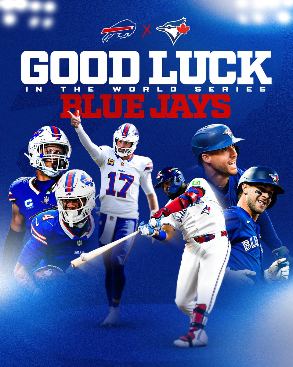 LET'S GO BLUE JAYS👏👏👏

<a href="/BlueJays/">Toronto Blue Jays</a> x #BillsMafia