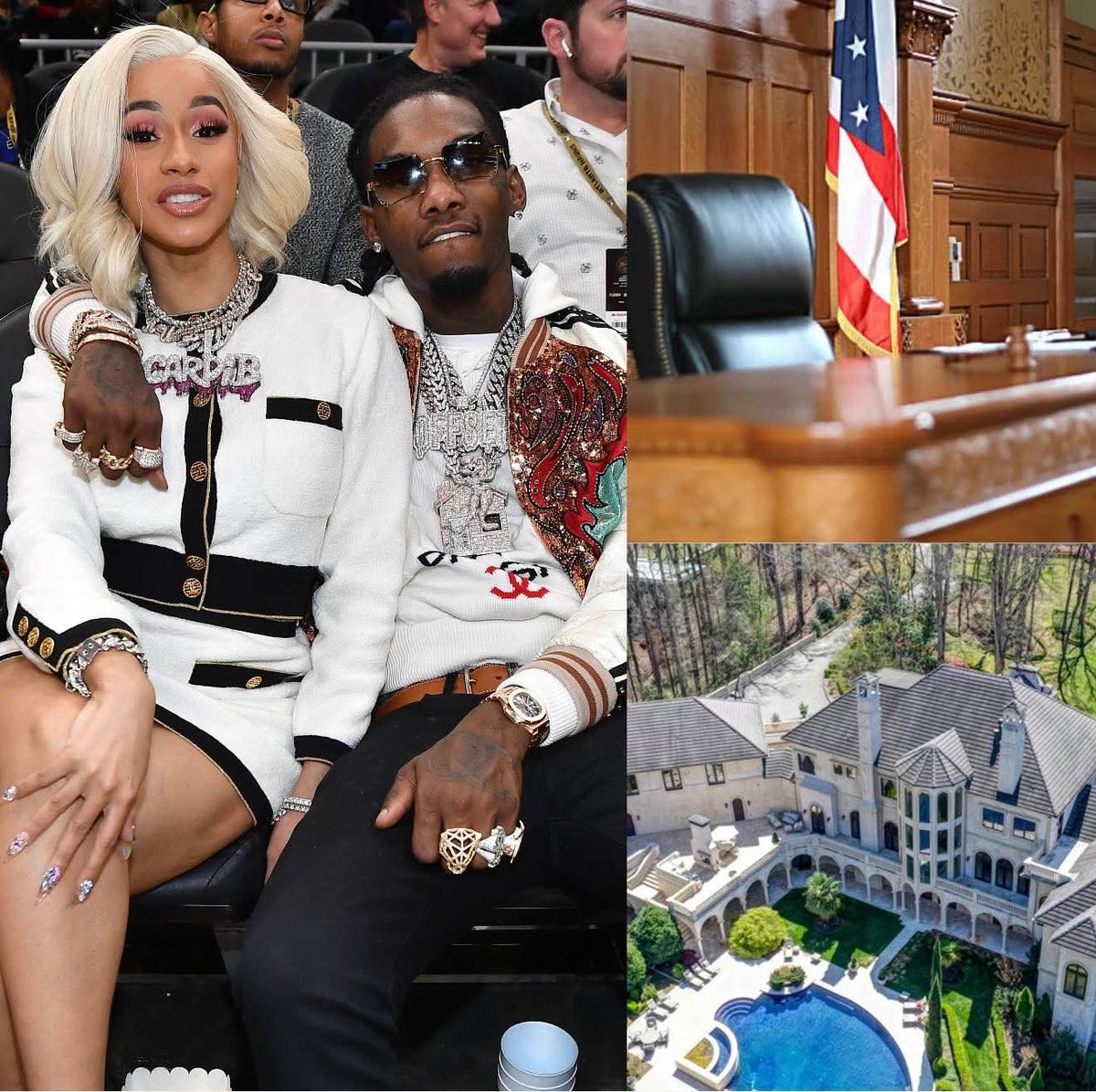 razorblade300's tweet photo. Breaking News 🤦‍♂️💔

The court has ALLEGEDLY asked Cardi B to move out of her mansion and hand it to OFFSET .  Sharing of properties should proceed immediately.  

Cardi B is currently worth over $100 million dollars and OFFSET was asking for just &70 million dollars .  

This is one of the first time a ma is benefiting from divorce .

Is brotherhood not happy?