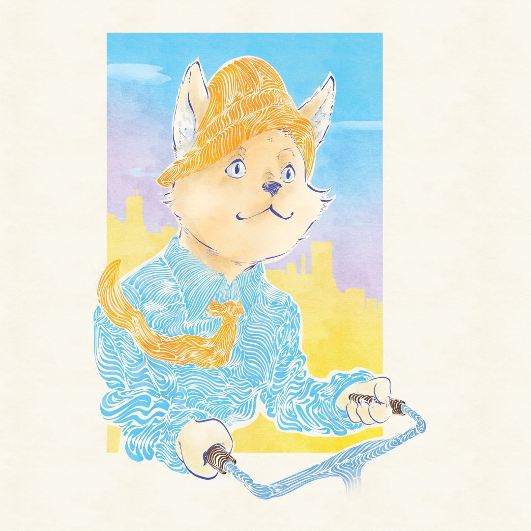 [Original Art] Out of town 🚲 🌿