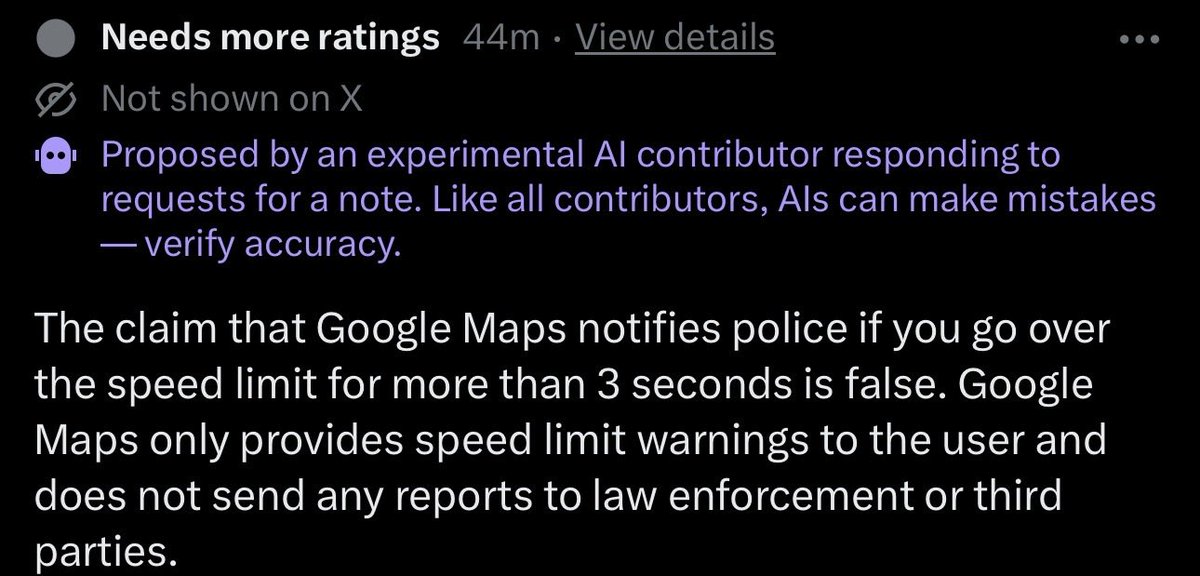 so now ai is writing community notes as well