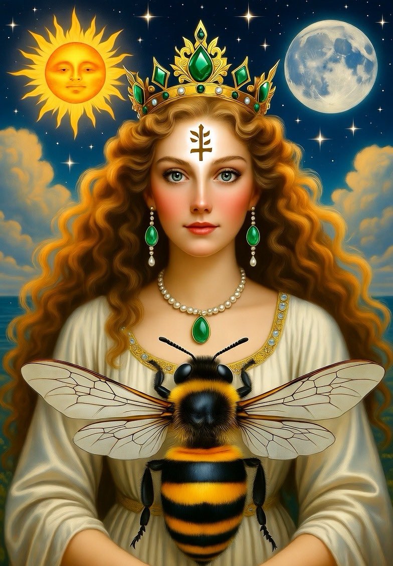 In time, all truths will unfold, and the Son of Man will appear. 

The Holy Mother, Queen of Heaven, also moves among us. The golden age is not merely one of vast wealth but an era of profound understanding, transformation, and truth, resonating with the frequency of love,