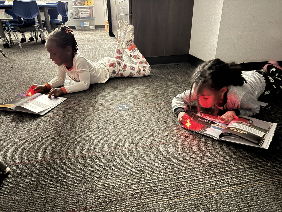 Today was a perfect day for pajamas, flashlights &amp; library books! <a href="/NCECardinals/">North Creek Elementary</a> #NCEstrong