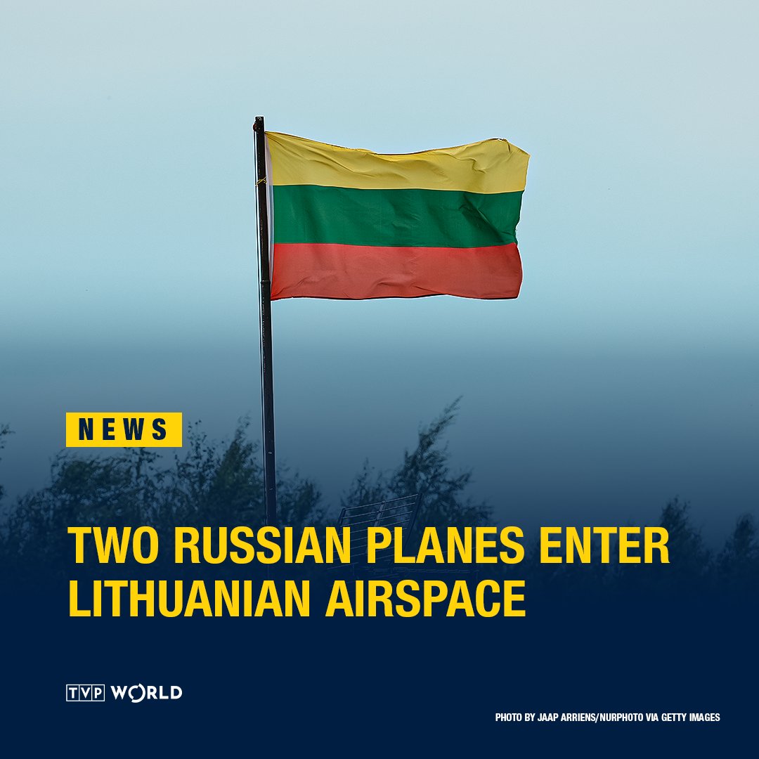 TVP World (@tvpworld_com) on Twitter photo Two Russian military aircraft entered the airspace of NATO member Lithuania on Thursday. Two Russian military aircraft entered the airspace of NATO member Lithuania on Thursday.