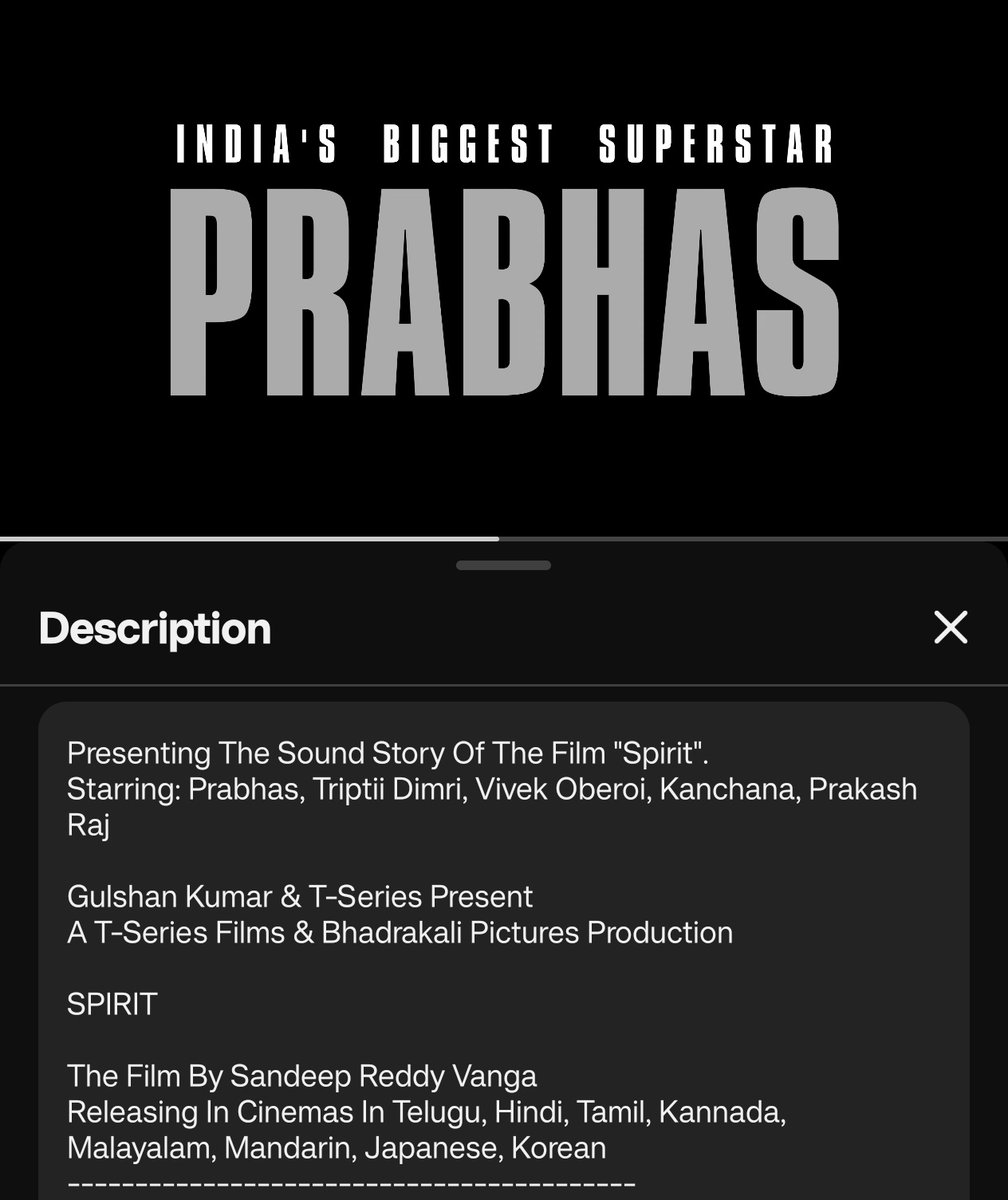 dev25dev25's tweet image. Don lee
Srikanth 
Tarun
Vellu lera 
Spirit lo
#Spirit 
#sandeepreddyvanga 
@InSpiritMode