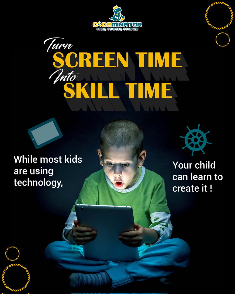 codeminator81's tweet image. Turn screen time into skill time!
At Codeminator, kids don’t just use tech — they create it. 

Let your child code, compete, and conquer!
#CodingForKids #STEMEducation #FutureCoders #Codeminator