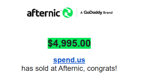 synozeer's tweet image. I sold the .co last October and now sold the .us this October. I had high hopes of a sale today because it's my birthday and you know how that works😉

Hold time was a little over a year. Bought for $70.