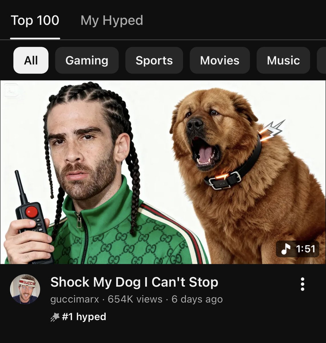 They let anything get number 1 trending