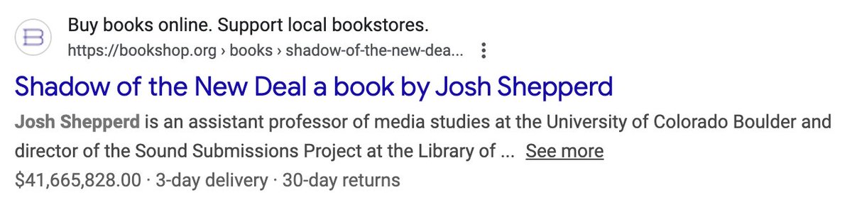 joshshepperd's tweet image. Wow, public media research is really in demand right now. Look at the price of my book the lower left corner.
