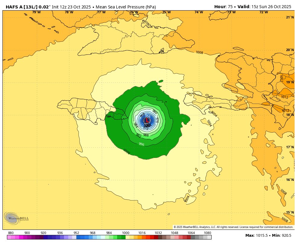 FLASHWeatherAI's tweet photo. As Tropical Storm #Melissa begins to organize today, some of the most reliable Hurricane and Global modeling are showing an incredibly dangerous scenario setting up for Jamaica. 

It is becoming increasingly likely that Melissa will be a Category 4-5 hurricane late this weekend… https://t.co/y6RtJ4Eunn
